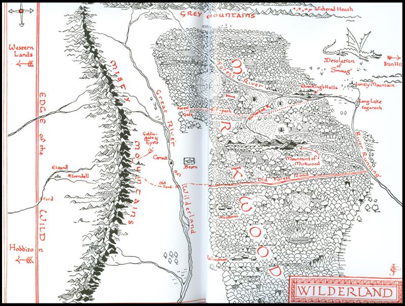 Council of Elrond » LotR News & Information » Mirkwood map