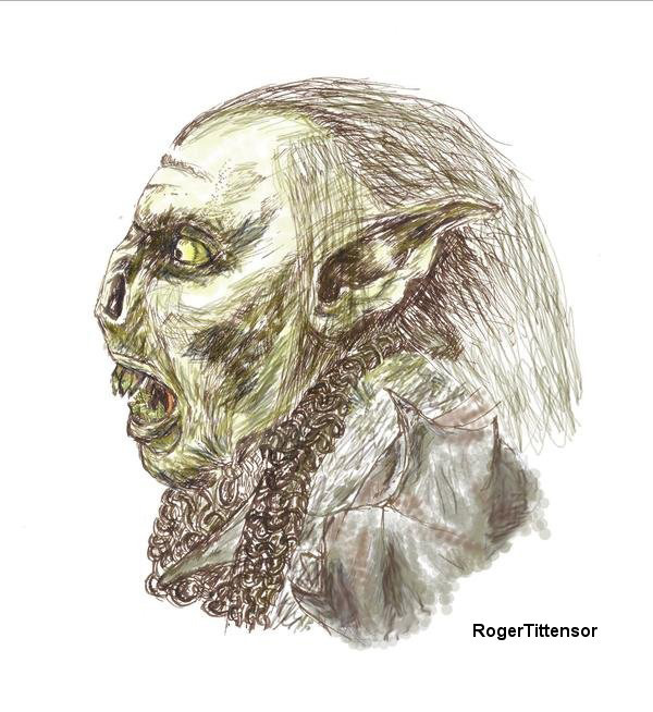 lotr orc drawing